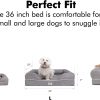 36 inch dog bed for orthopedic