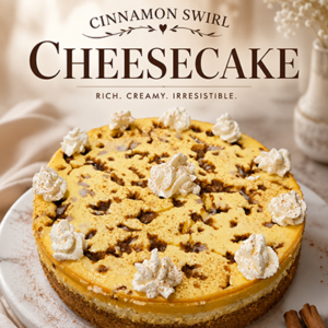 cheesecake cinnamon swirl delight