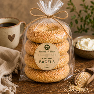 sesame bagel (4 pack)